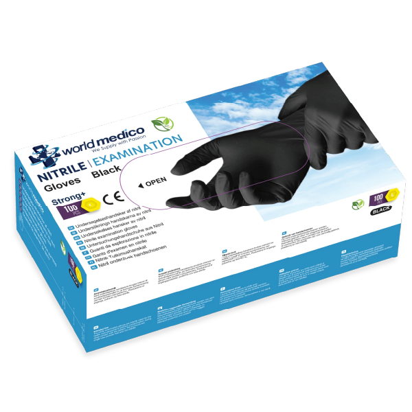 NITRILHANDSKAR 100 ST/FP LARGE